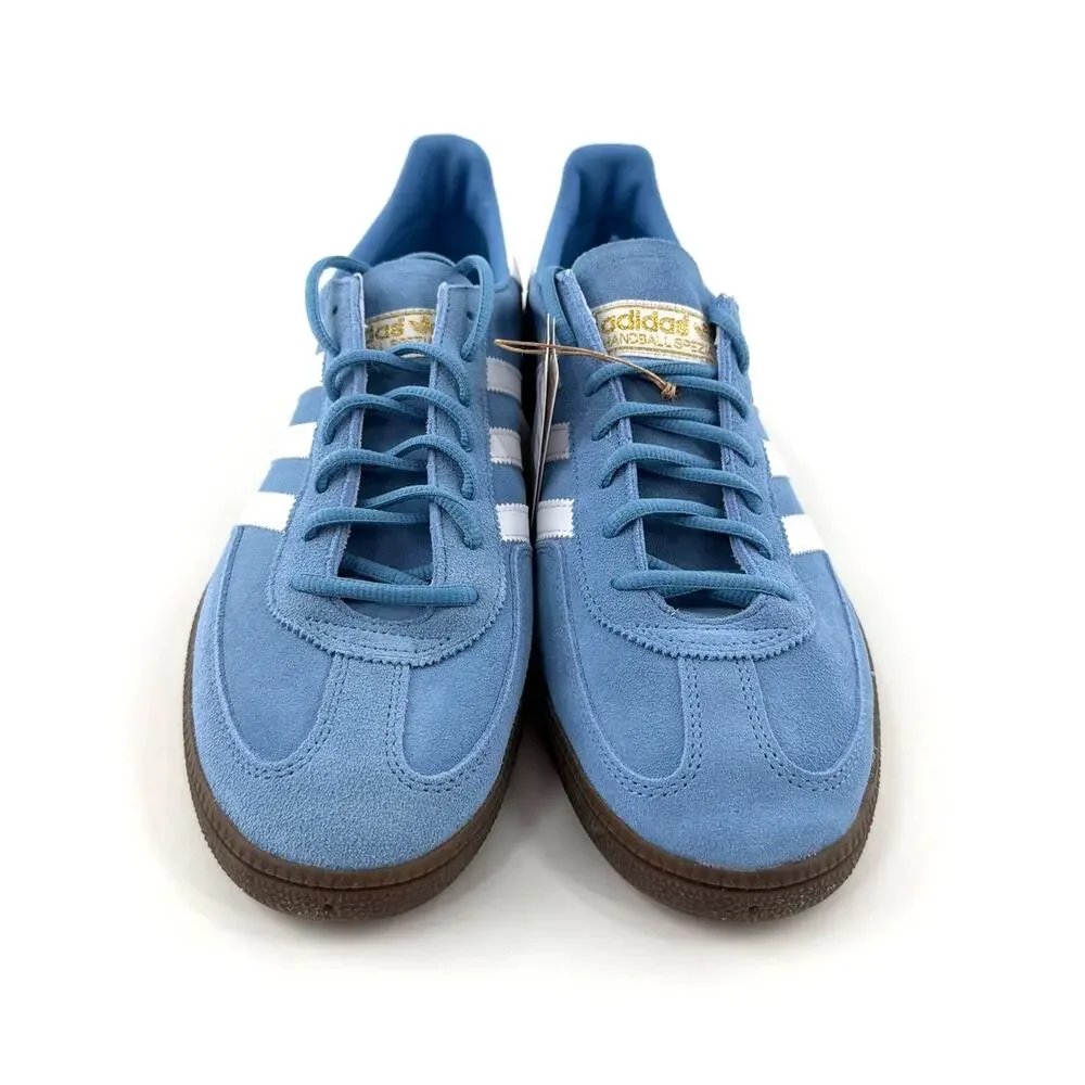 Adidas Handball Spezial Shoes Light Blue Cloud White Gum Size 12